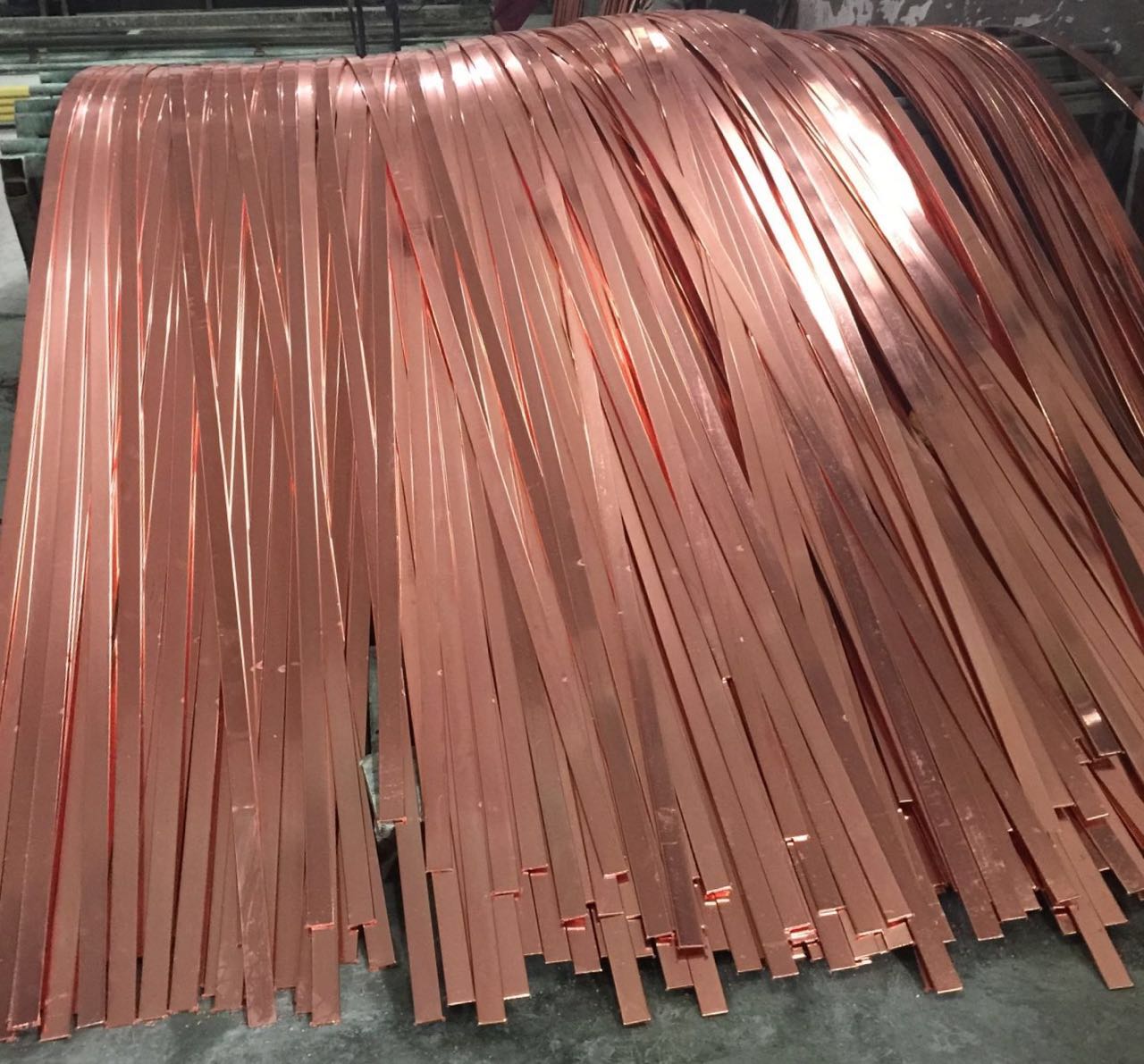 T2紫銅帶，機房防雷接地扁條銅排30*3、40*4mm