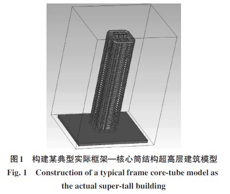 構建某典型實際框架-核心筒結構超高層建筑模型 核心筒結構超高層建筑物防雷模型分析