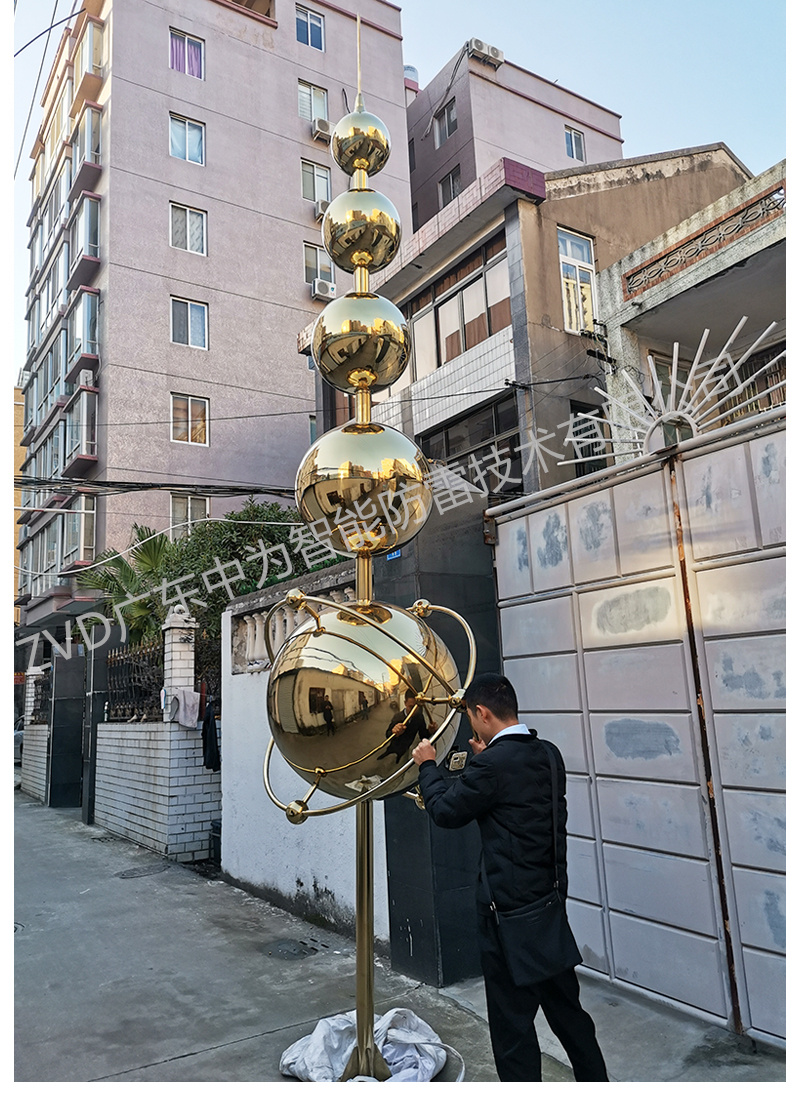 避雷針生產(chǎn)廠家可訂做不同規(guī)格避雷針